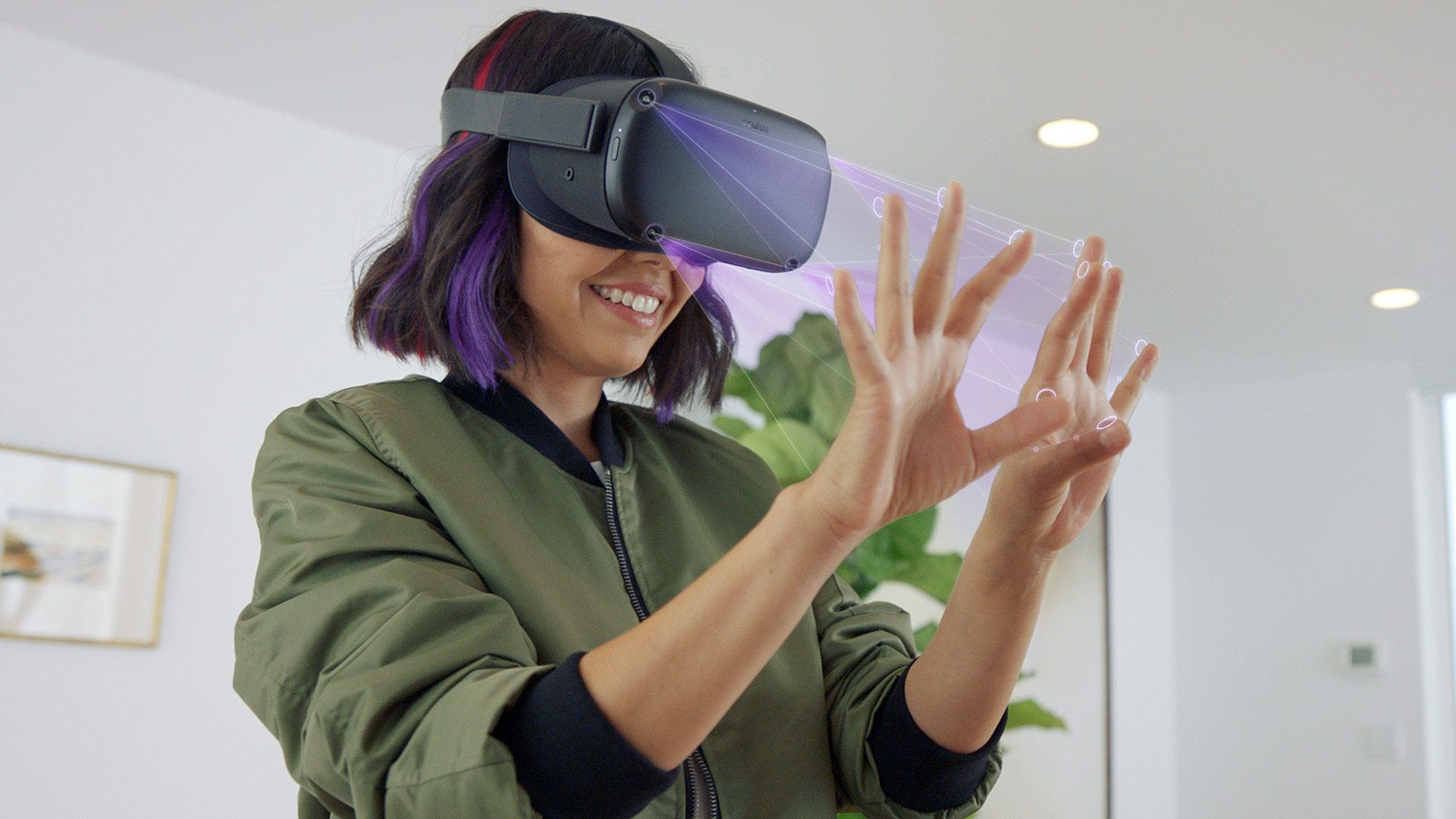 Hand tracking Oculus Quest