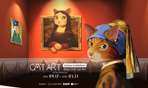 HTC VIVEPORT prezentuje wystawę „CAT ART”  w wirtualnej rzeczywistości, we współpracy z artystą SHU YAMAMOTO